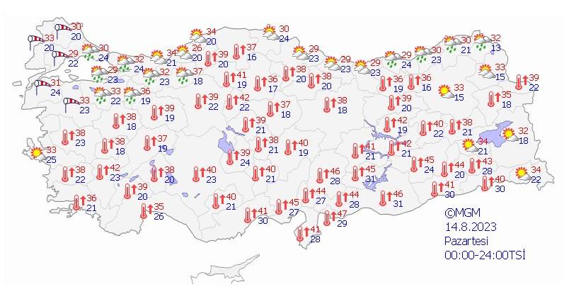 Meteoroloji bölge bölge uyardı. Sağanak ve fırtına geri geliyor 13